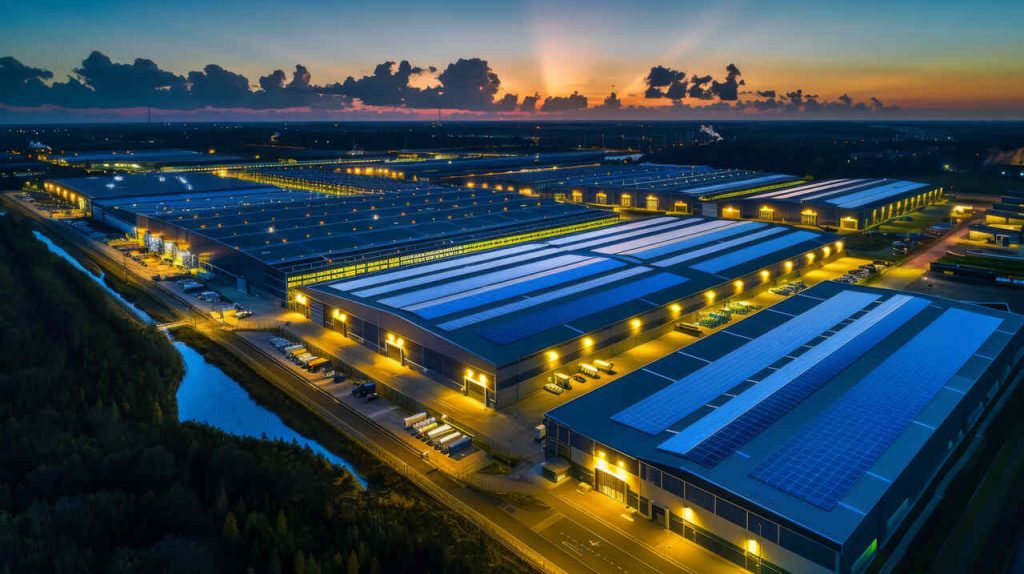 docas de carga e descarga