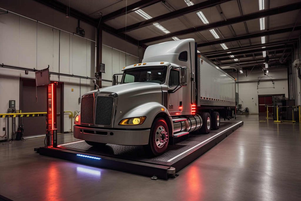 Pesagem de caminhões