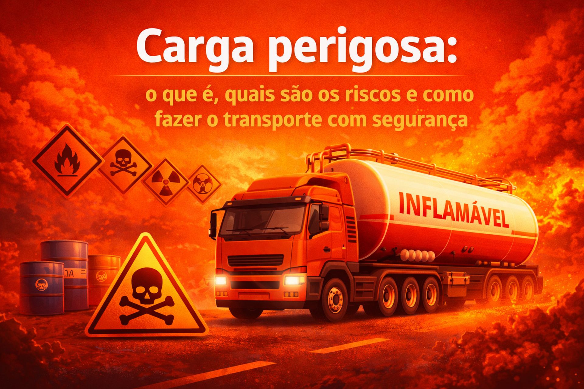 Carga perigosa: o que é, quais são os riscos e como fazer o transporte com segurança